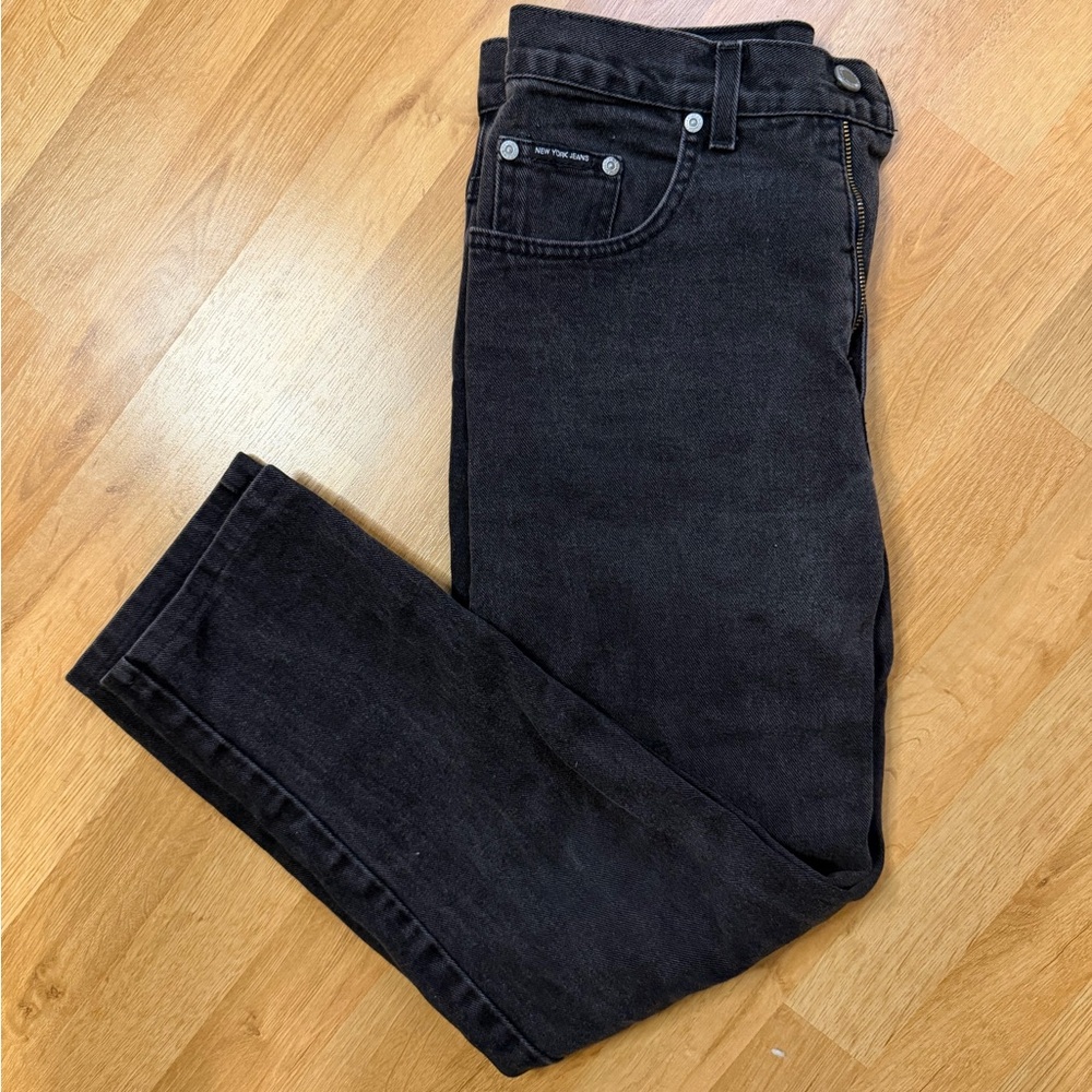 New York & Company Black Straight Leg Jeans
